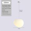 Milky White Round Pendant Lamp for Nail Salons, Cafes, Children's Clothing Stores, and Weddings