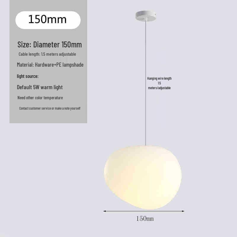 Milky White Round Pendant Lamp for Nail Salons, Cafes, Children's Clothing Stores, and Weddings