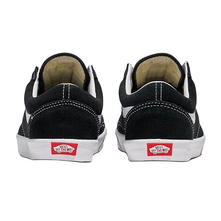 Vans Old Skool Low Pro Comfortable Versatile Thin Sole Durable Low Top Skate Shoes Unisex Sneakers Black White VN000D0EMCG
