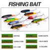 Nalucă de pescuit cu 2 secțiuni Momeală tare Wobbler Minnow Bait Crank Popper Swimbait Aparatură de pescuit