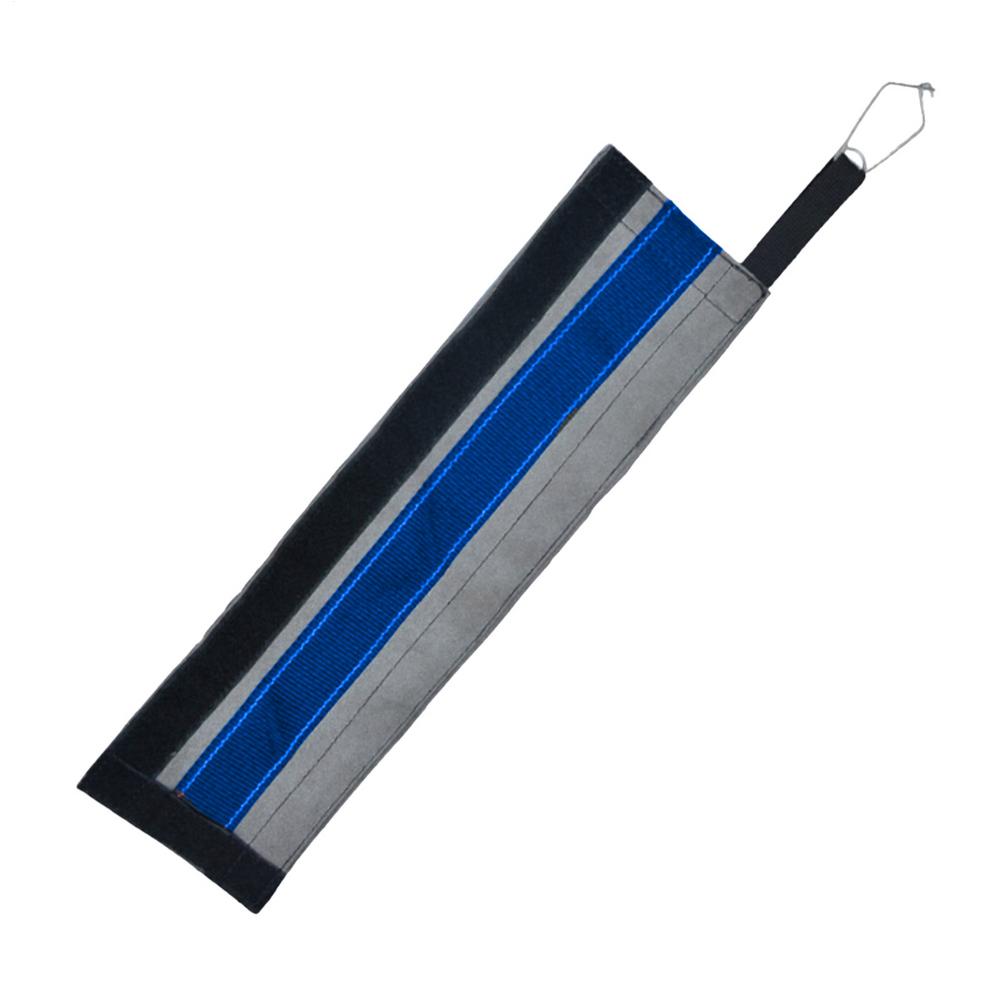 Защита для альпинистской веревки Чехол для веревки и троса из искусственной кожи Портативный Универсальный Хорошие характеристики Защитная веревка Защита для веревки чёрный