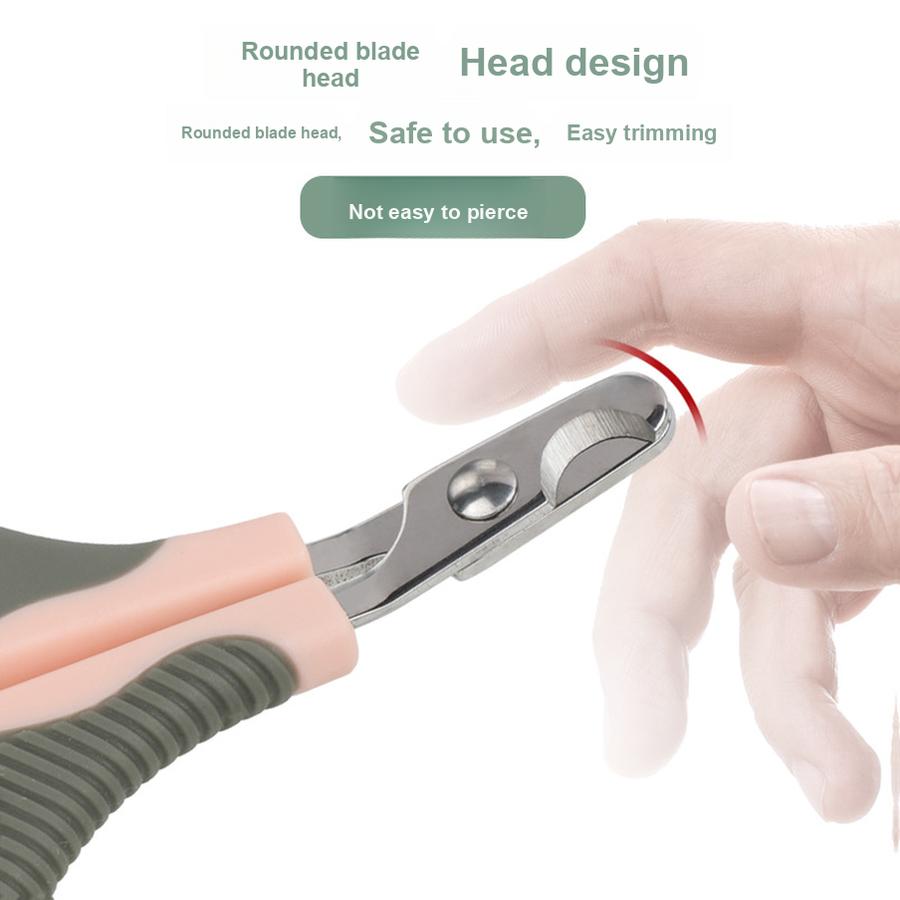 Pet Nail Clippers Cat Nail Scissors Curved Head Cat Nail Cutter Dog Nail Clippers Pet Grooming Scissors Pet Supplies