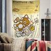 Cartoon Rilakkuma DIY Wandteppich Hängend Tarot Hippie Wandteppiche Schlafsaal INS Heimdekoration