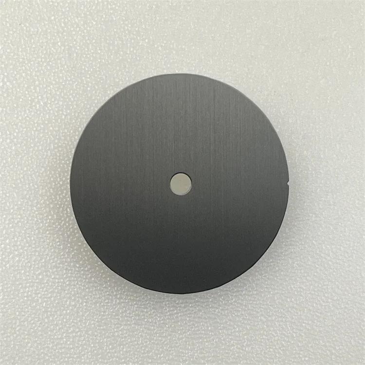 Simple 28.5mm Black/Silver Watch Dial for NH35 NH36 Movement Mechanical Watch Face Dials No Luminous