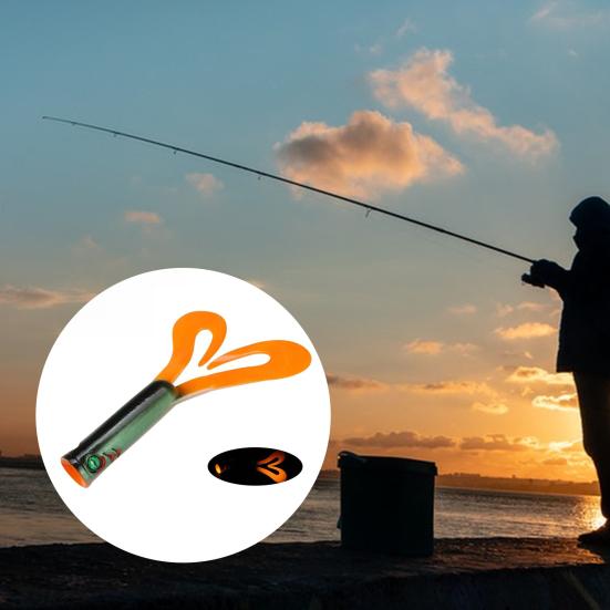 14.5CM/21.7G Double Curly Tail Soft Lure Long Casting PVC Bionic Artificial Swimbait Freshwater Saltwater Trout Bass Fishing Accessories