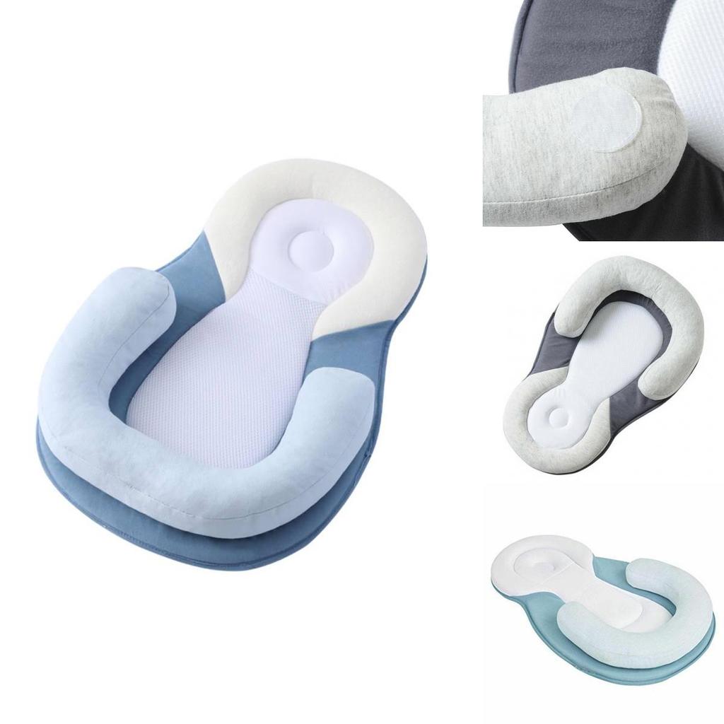 Kopfformungskissen für Neugeborene mit Antirollfunktion für optimalen Babyschlaf