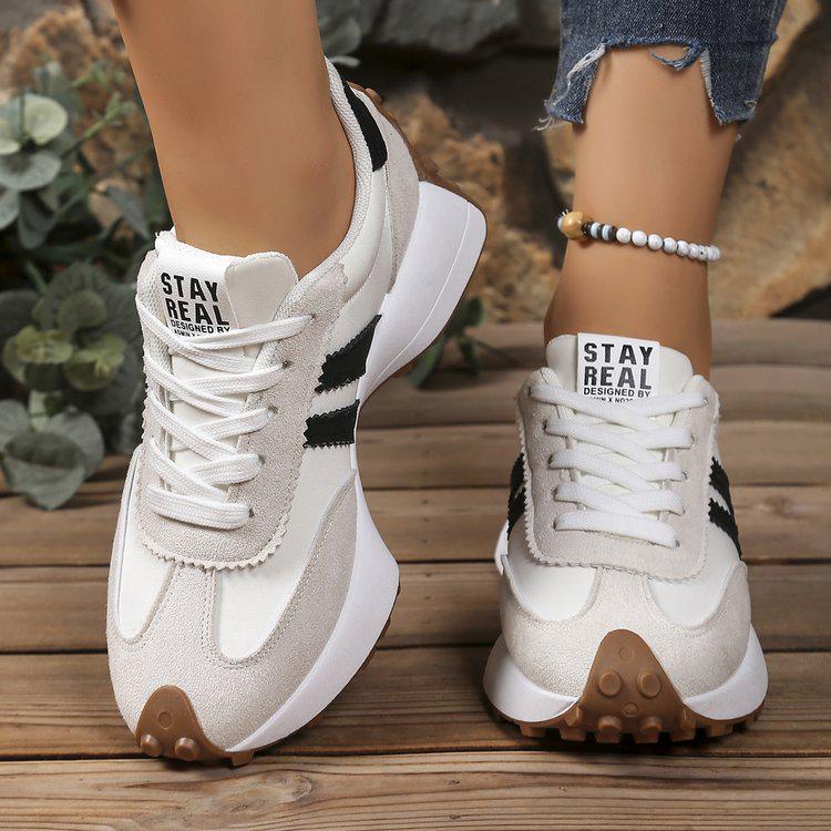 2025 Women's Plus Size Slim Waist Dad Sneakers - Thick Sole Casual Sports Shoes for Spring/Summer