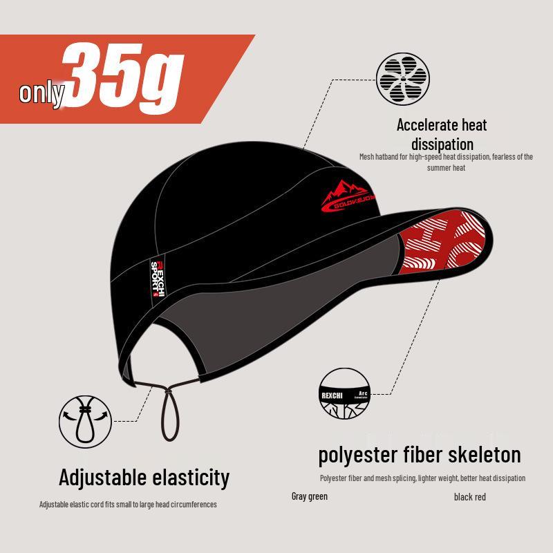 Summer Sports Visor: Lightweight, Breathable, Quick-Dry Sun Protection for Running, Training, Tennis, and Marathons
