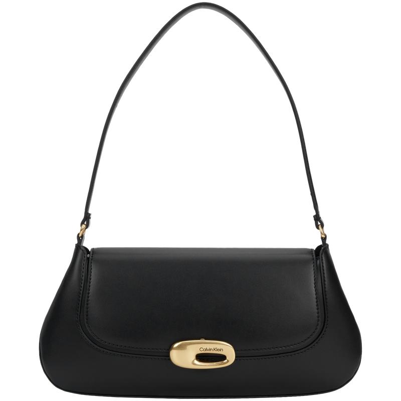 

Calvin Klein Elegant Commuter Minimalist Fashionable Shoulder Bag Small Women bags Space-Black 4F3146G-UB1 Basic Set (Bag)