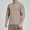 Men S Half Zip Long Sleeve Top For Sports Fitness Casual Hiking