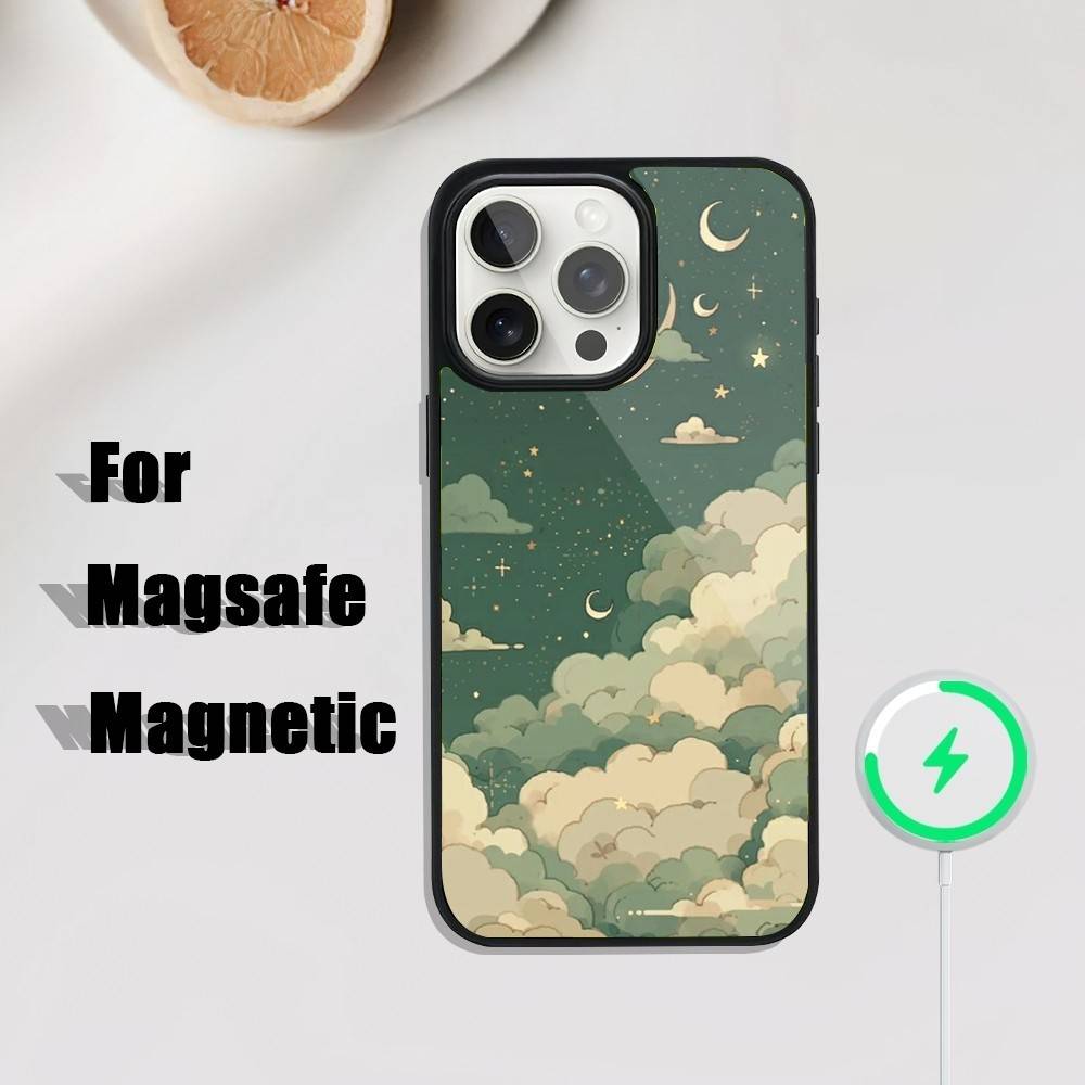 

Fairytale Starry Sky Phone Case For iPhone 17,16,15,14,13,12,11,Pro,Max,Plus,Mini,SE4,E Magnetic Magsafe Wireless Charging iPhone13