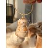 Cat Hair Storage Capsule Keychain With Acrylic Material For Collectors Gift And Party Decor