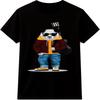 Panda T Shirt Guitar Player Graphic Tee Cute Animal Music Rock Band Cartoon Top