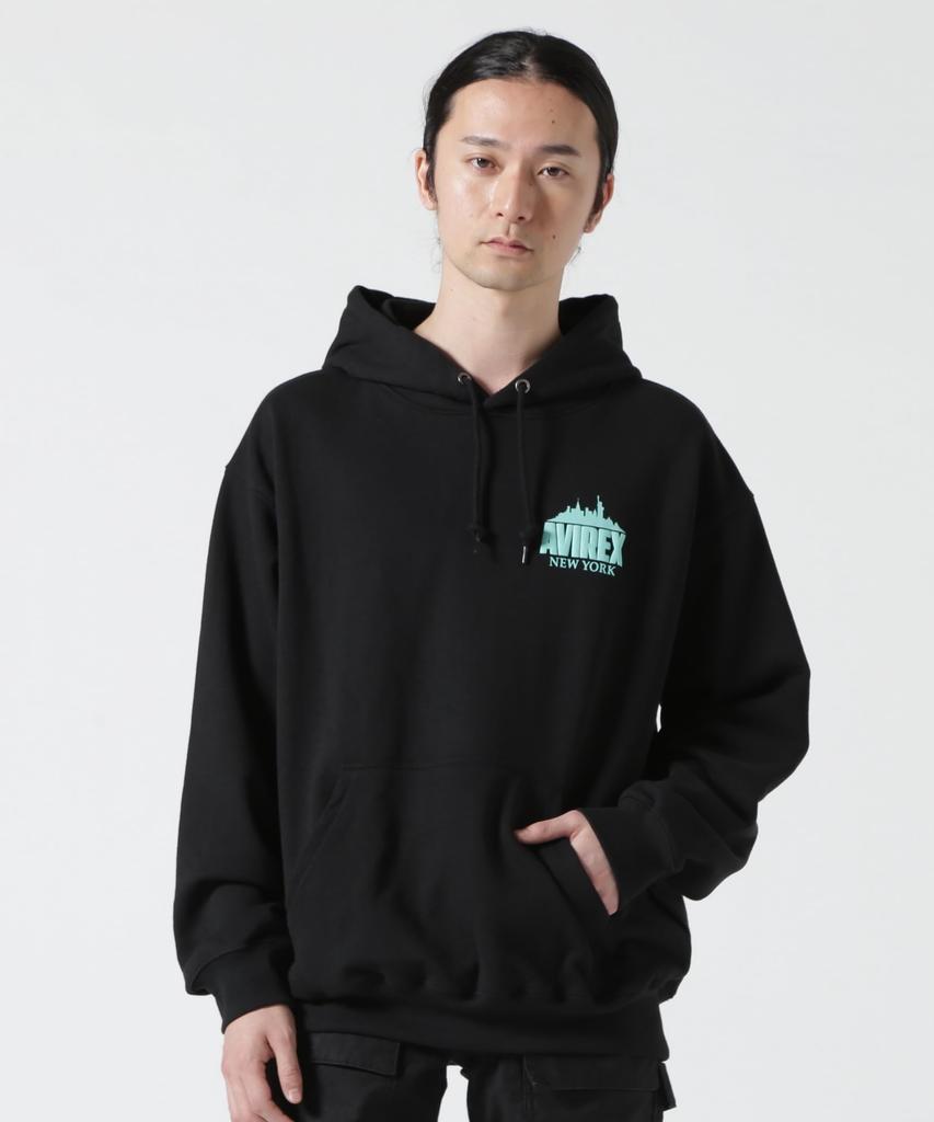 Avirex New York City Escape Sweat Pullover Hoodie XL 404 Turquoise (Web Exclusive) Men's 783-4131010