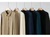 2025 Spring Women's Long Sleeve Silk Blouse - Luxurious Mulberry Solid Color Shirt