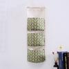 Cotton-linen Storage Bag - Hanging Multi-layer Fabric Storage Pouch Door-mounted Hanging Organiser