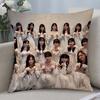 Idol Nogizaka Cushion Cover Cushion Covers Natural Linen Breathable Sofa Bedroom Decor Pillowcase