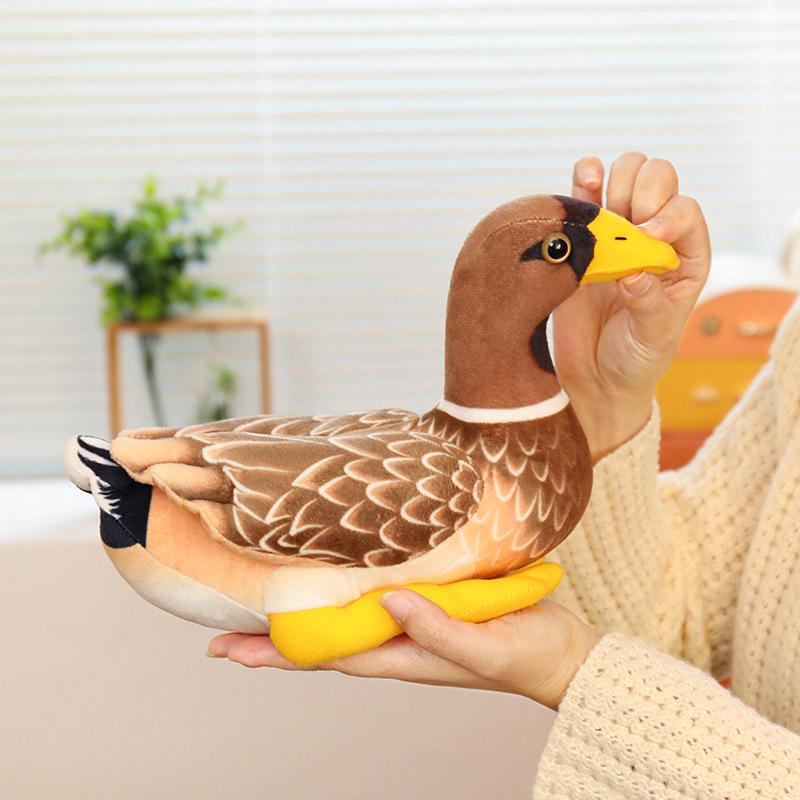 Mandarin Duck Plush Toy – Cute Cloth Doll Ornament for Kids' Birthday Gift