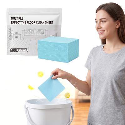 Floor Cleaning Tablets Multi Purpose Floors Cleaning Tablets Sheets Water Soluble Floor Cleaners for Furniture Maintenance