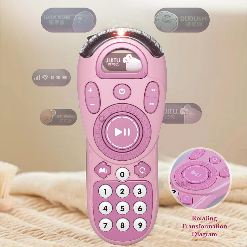 Remote Control Phone Toys for Kid, Smartphone Toy with Music Light and Sound Effect Early Learning Gifts for Boys and Girls