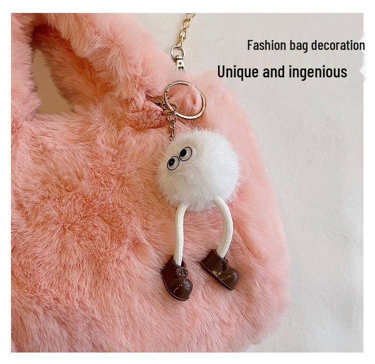 2025 Versatile Plush Single Shoulder Tote: Cute, Soft, Adorable Autumn/Winter Women's Crossbody Handbag.