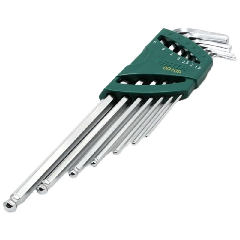 SATA Extra Long Ball End Hex Key Wrench Set