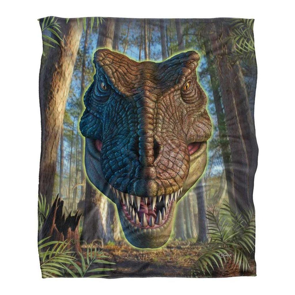 JQ Licensing Jlo Silky Dinosaur Supersoft Blanket