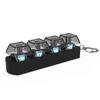 LED Light Up Keyboard Clicks Toy 4-Key Keycap Tester For Anxiety Relief Stress Fidget Edition 0118