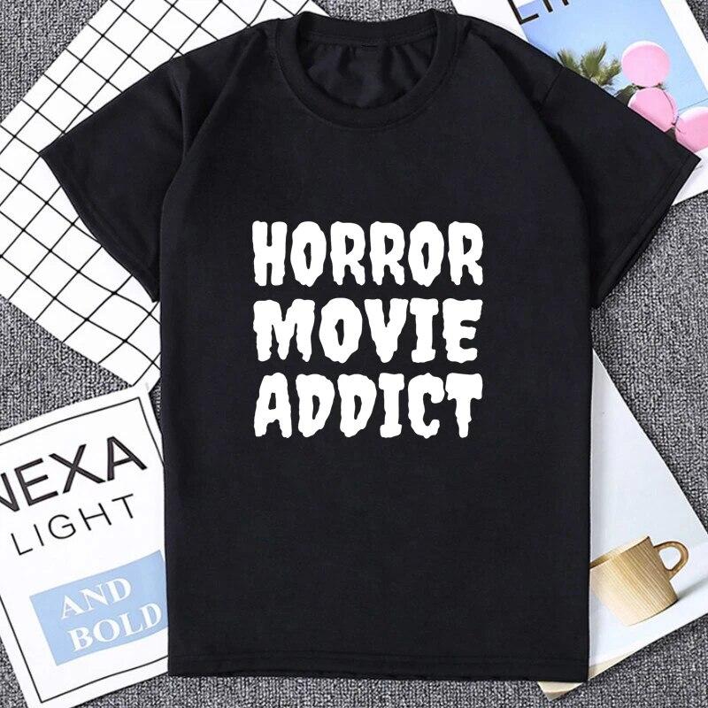 Horror Unholy Nun Graphic Printed Unisexs T-shirt Summer Casual Fashion Loose Soft Modal T Shirt Streetwear Hipster Hip Hop Tees