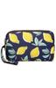 Azulte Travel Cute Small Item Lemon 131 Women's Pouch, Storage, Pattern, Yellow,