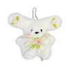 Cute Puppy Plush Toy Pendant Keychain Cartoon Big Ear Dog Dolls Figure Ornament for Backpack or Car Key Bag Charm Decors