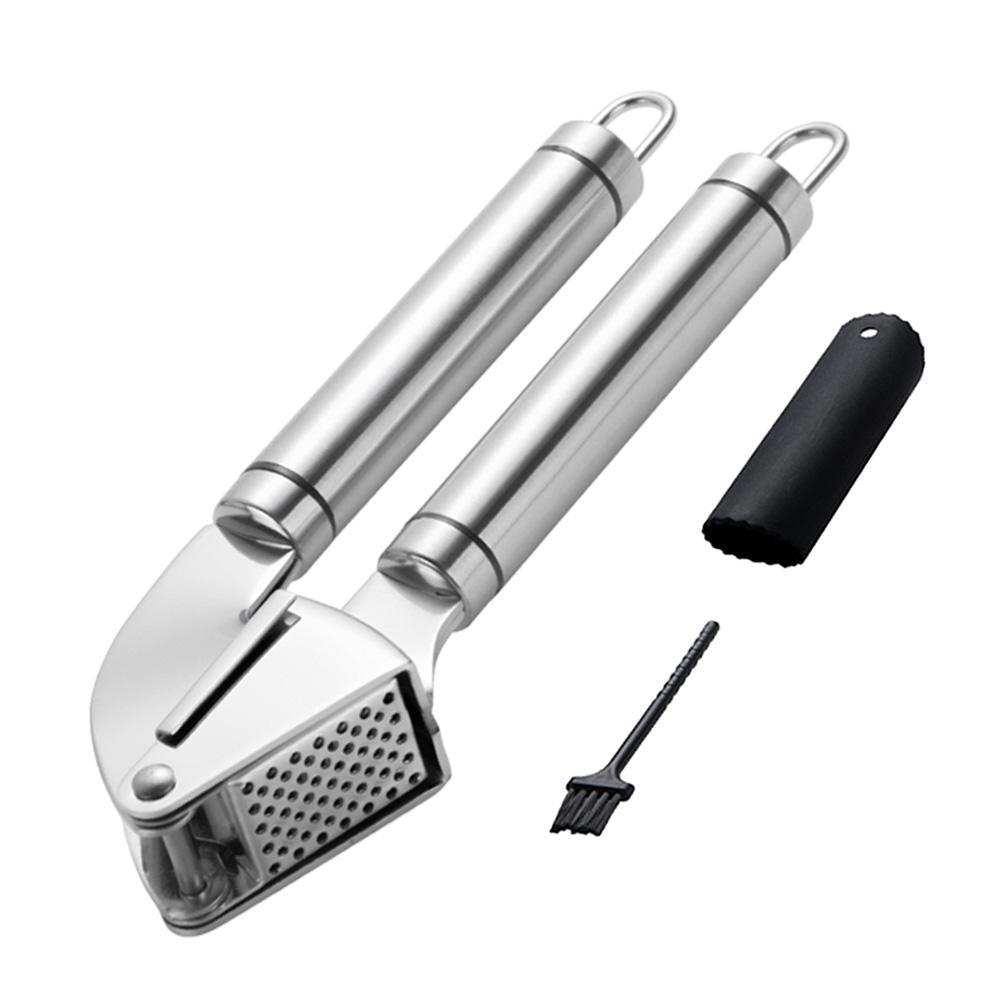 Buy 3PCS Durable Stainless Steel Garlic Press Machine Garlic Mincer for