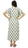 Bimba Nursing Cotton Kaftan Front Buttons Maternity Night Wear Caftan