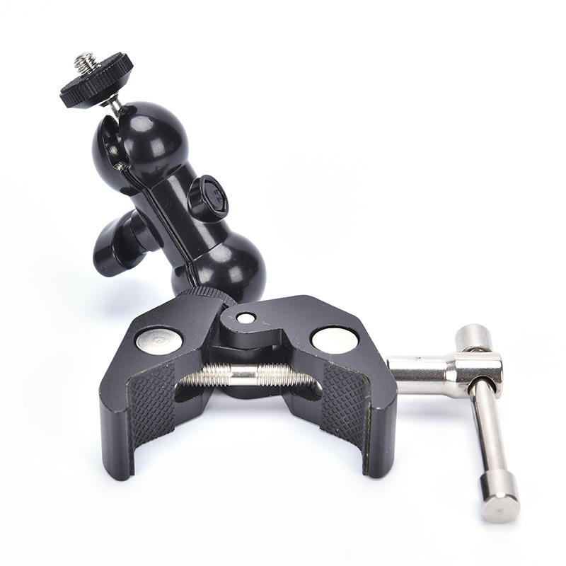 Siyah Top Başlı Braket Yengeç Pençesi Klipsi