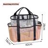 High Quality Large Capacity Mesh Bag Multistyles Protable Swimming Beach Bag Women Makeup Organizer