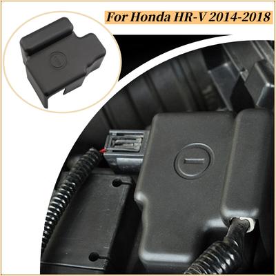 Car Engine Battery Negative Clip Cover for Honda HRV HR-V 2014-2018 2019 2020 ABS Black Protector Interior Accessories