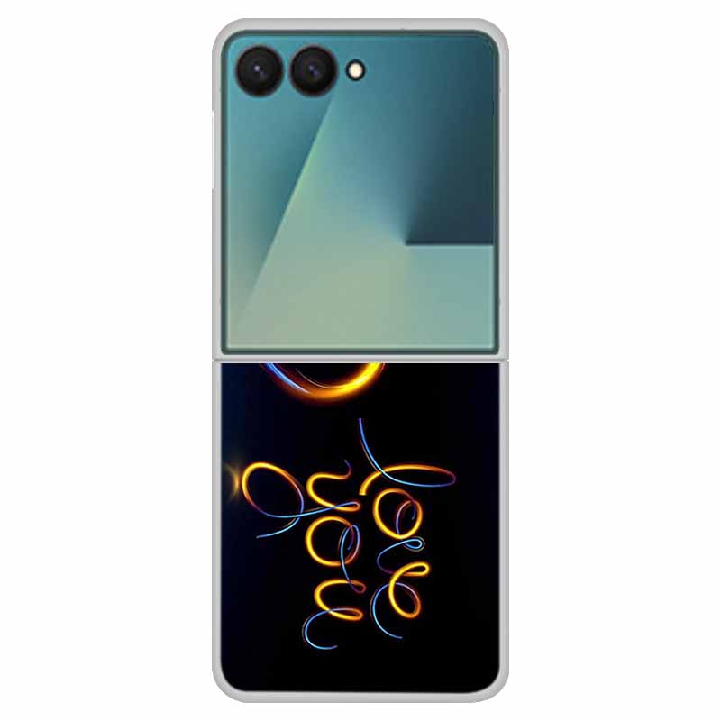 Phone Case For Samsung Galaxy Z Flip 7 5G Case ZFlip 7 Funda 6.9" Clear Plastic / PC Hard Coque For Samsung Galaxy Z Flip7 Cases
