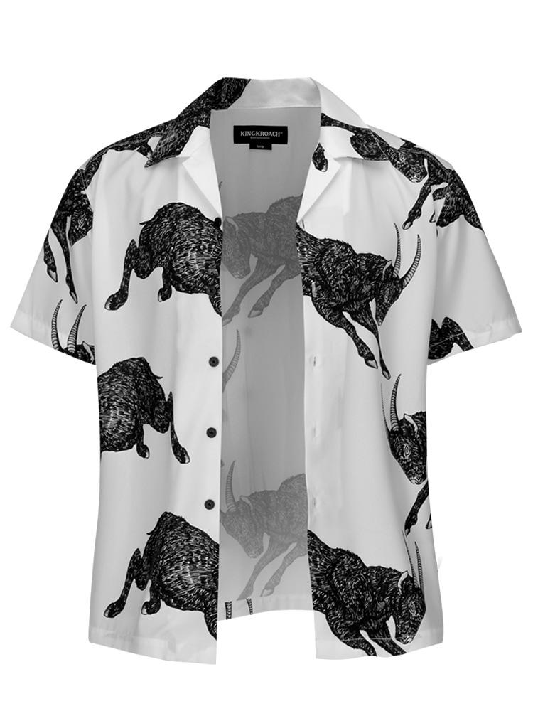 Kingroach Goat Hawaiian Shirts