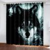 Animal Wolf Tiger Leopard High Blackout Curtains Living Room Children's Room Bedroom Thick Shading Drape New Style Dark Curtain