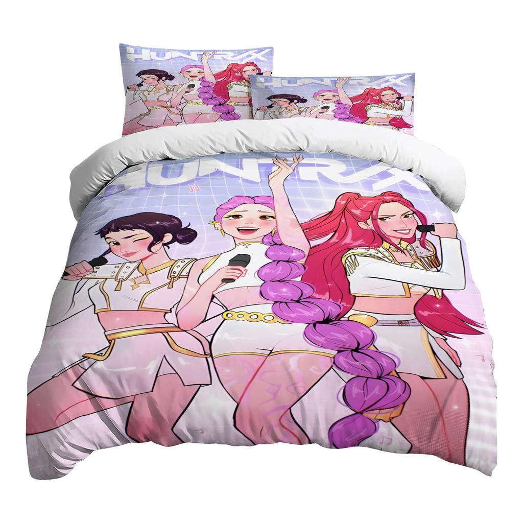 Christmas Decoration Printed Duvet Cover, Ultra Soft Brushed Microfiber Bed Comfort Set