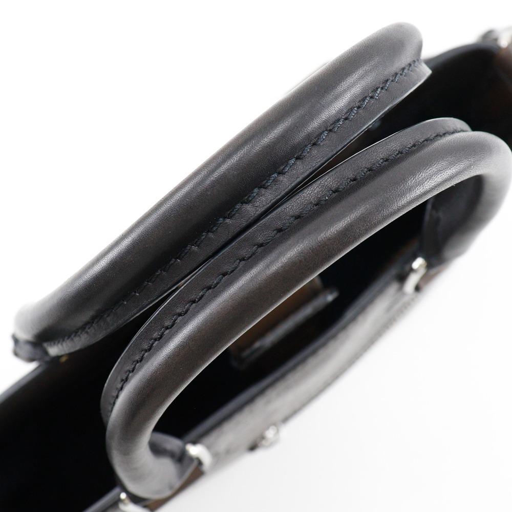 Berluti Tujour Gulliver Handbag Scrit Calligraphy 2WAYShoulder Brown leather mens Used