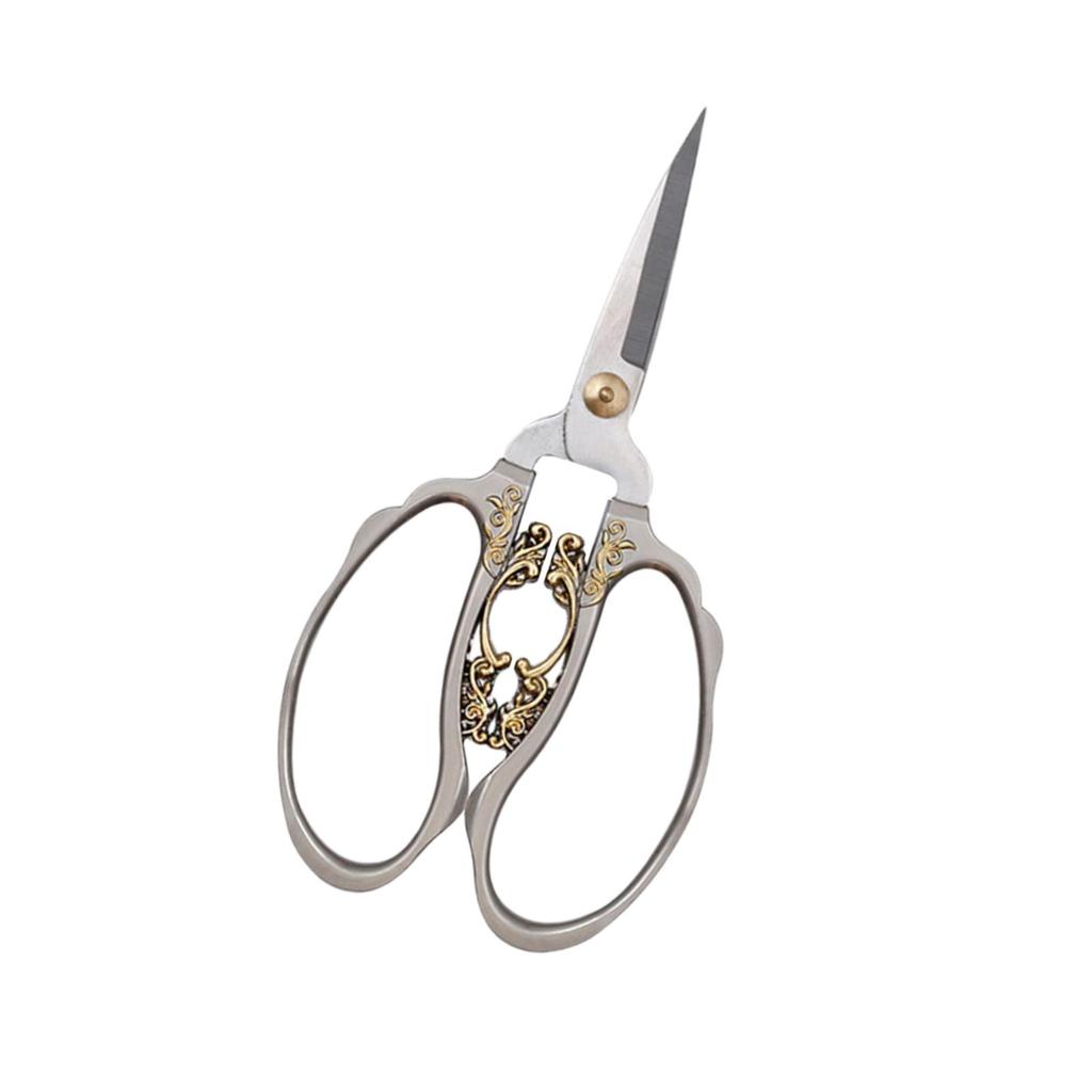 Retro Style Sewing Scissors Art Work Crafting Tool Shears Needlework Threading Stitch Tailor
