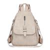 Women's Backpack Large Capacity Multi-function Shoulder Bag Soft Leather Backpack Crossbody Bag