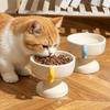 Large Capacity Ceramic Pet Bowl Non-Slip Base Cat Feeder Dish Cat Food Water Bowl Puppy Cats