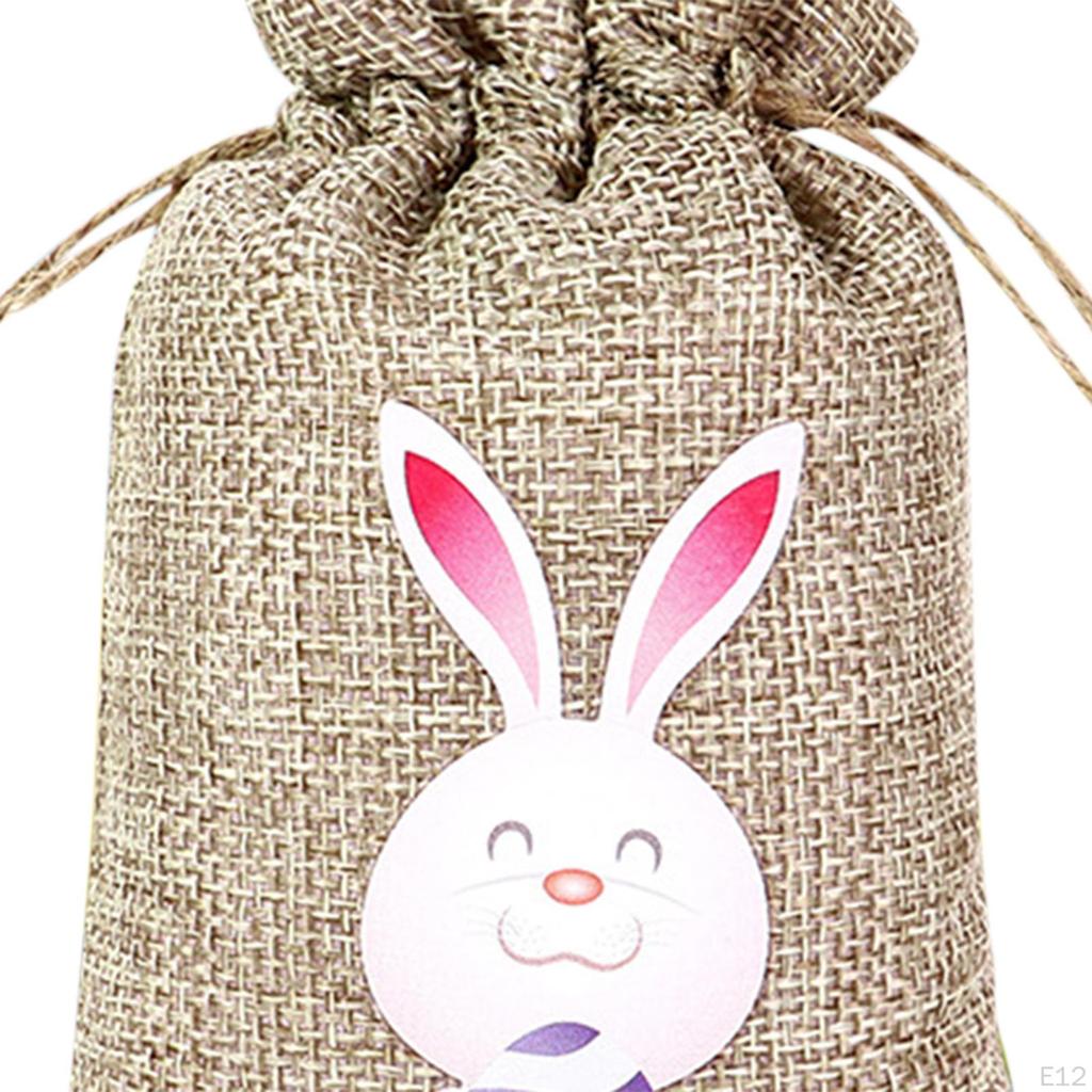 Drawstring Bag Easter Bunny Party Candy Treat for Wedding