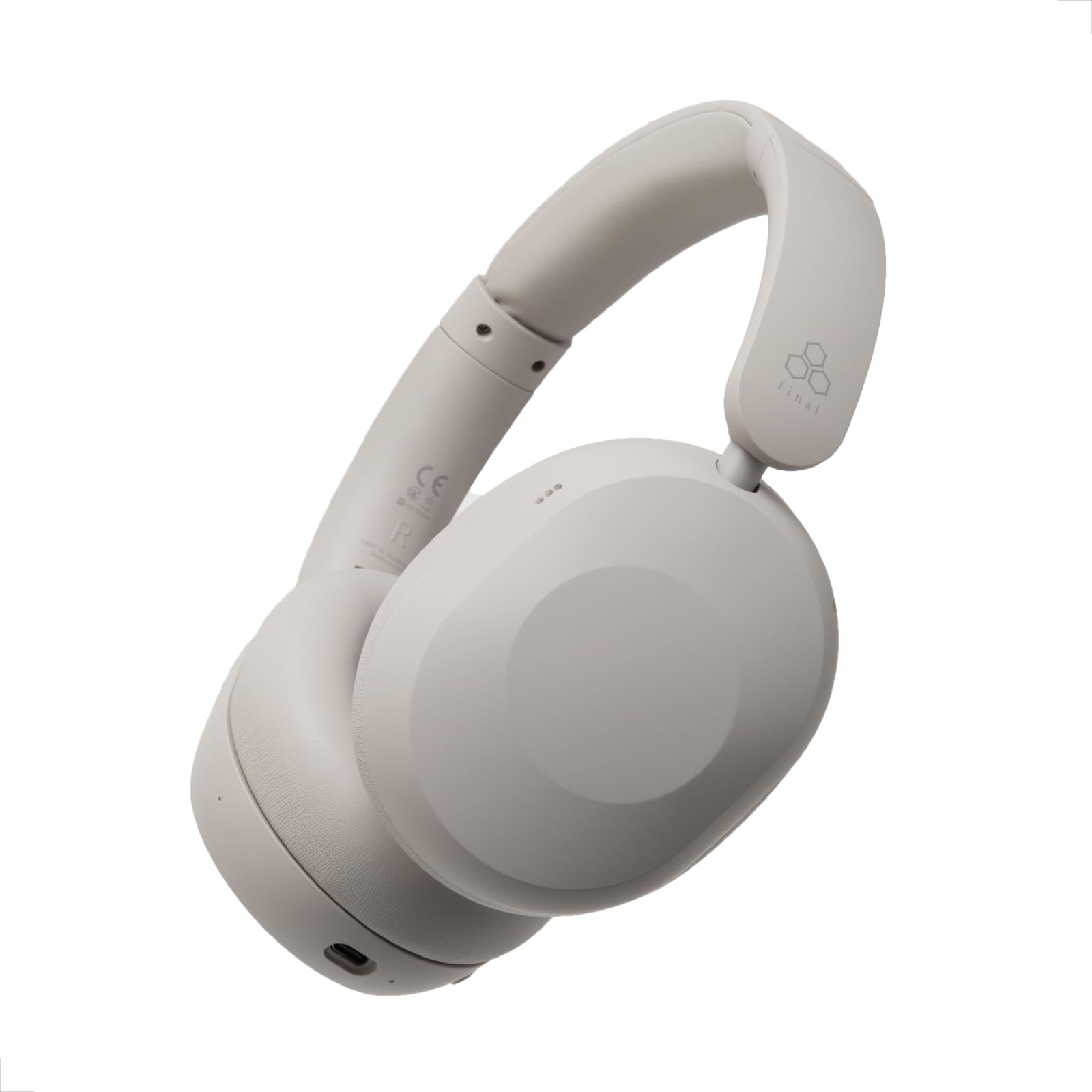 

Фінальні бездротові Bluetooth-навушники UX1000 з гібридним шумозаглушенням до 70 годин роботи та скасуванням підключення, відтворенням, Multi-Point (GREIGE)