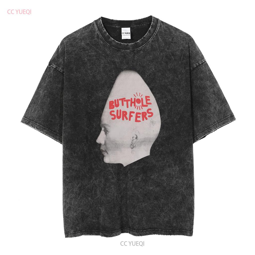 Butthole Surfers T Shirt Austin TX Band Punk Grunge Coneheads Faded XL Vintage Washed Unisex Stretched Comfortable Versatile
