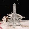 Glitter Eiffel Tower Ornament: Creative Christmas Display Prop