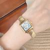 European Small Square Watch Fashion Steel Belt Watch Watch Watch Women'S Quartz Watch Wis Shrimp Skin