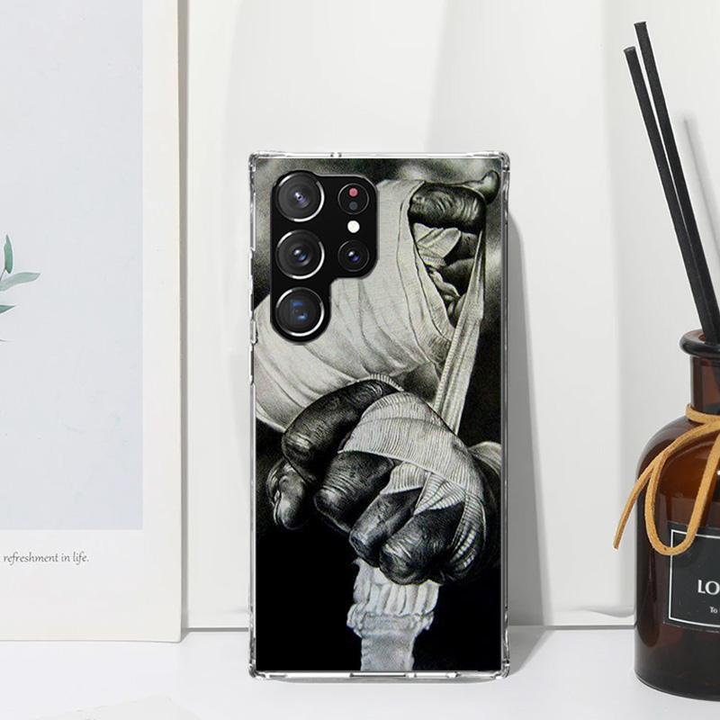 Muay Thai Fight Boxing Phone Case For Samsung Galaxy S26 S25 Edge S24 FE S23 S22 Ultra S21 Plus S20 + Art Fundas Back Cover Gala